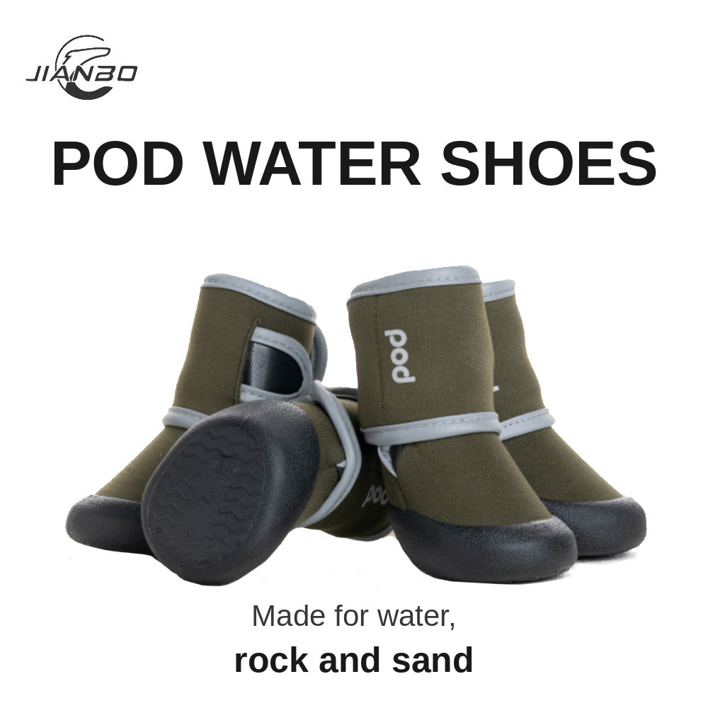Jianbo 1 Pet Dog POD Water Shoes - 2 Shoes per Set