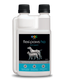 Two bottles of EVC Pet Flexi-Paws HA supplement for joint support on a white background
