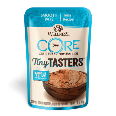 WELLNESS Core Wet Cat Food Tiny Tasters Smooth Pâté Tuna Recipe