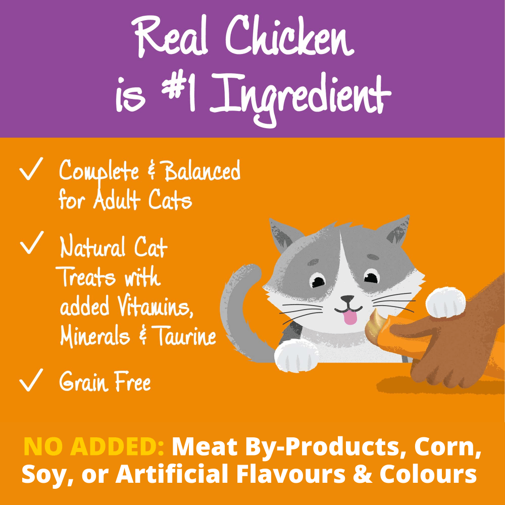 Wellness Lickable Cat Treats Chicken Recipe 12g x 6