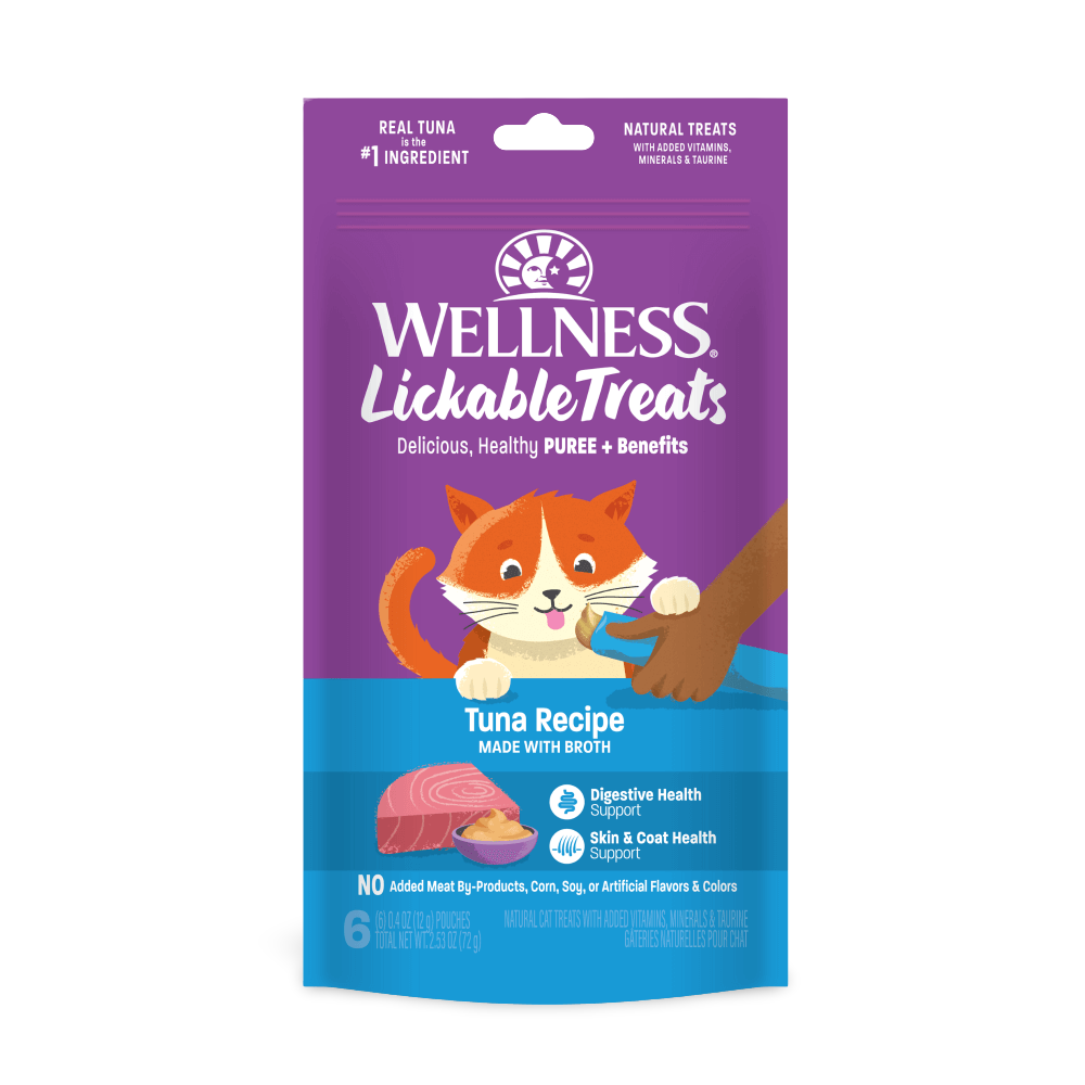 Wellness Lickable Cat Treats Tuna Recipe 12g x 6