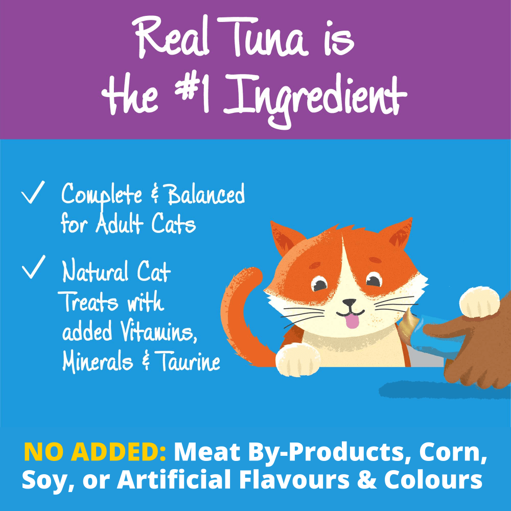 Wellness Lickable Cat Treats Tuna Recipe 12g x 6