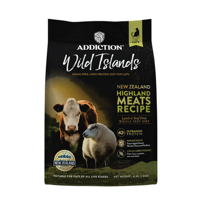 Addiction Cat Dry Food Wild Islands Highland Meats 1.8kg