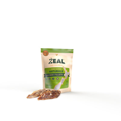 ZEAL Free-Range Pet Treats Chicken Fillets 125g