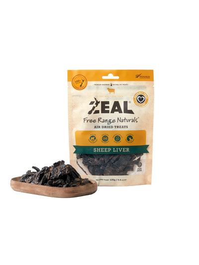 ZEAL Air-Dried Dog Treats Sheep Liver 125g
