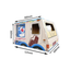 ZODIAC Cat Scratcher Ice Cream Van Blue