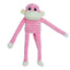 Zippypaws Plush Toys For Dog Spencer the Crinkle Monkey – Small Pink